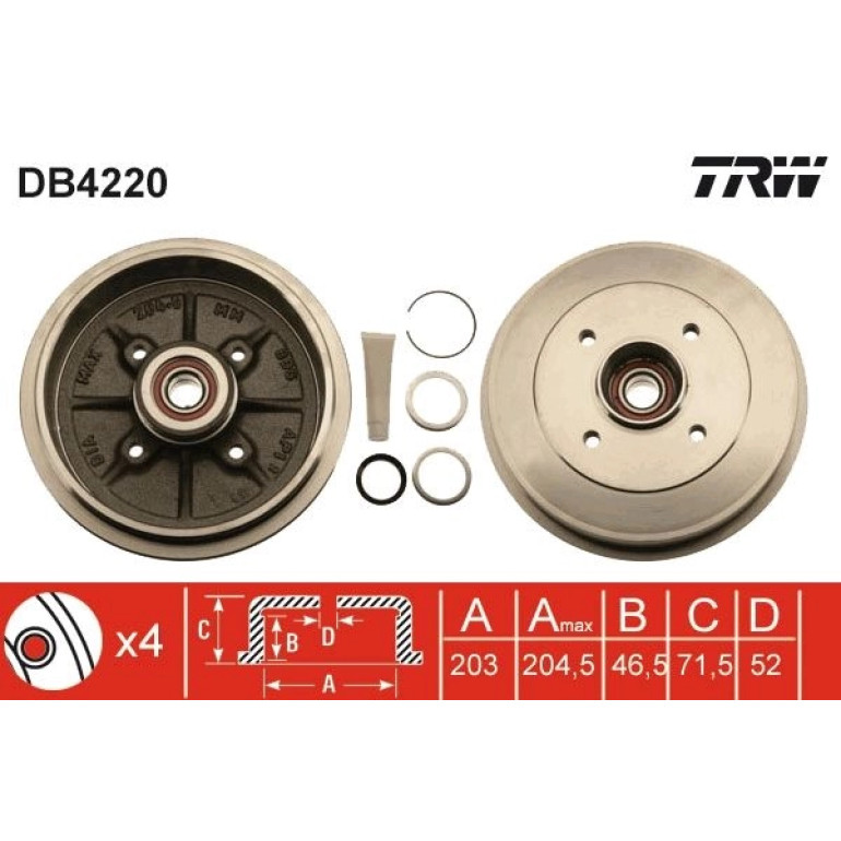 Bremstrommel DB4220
