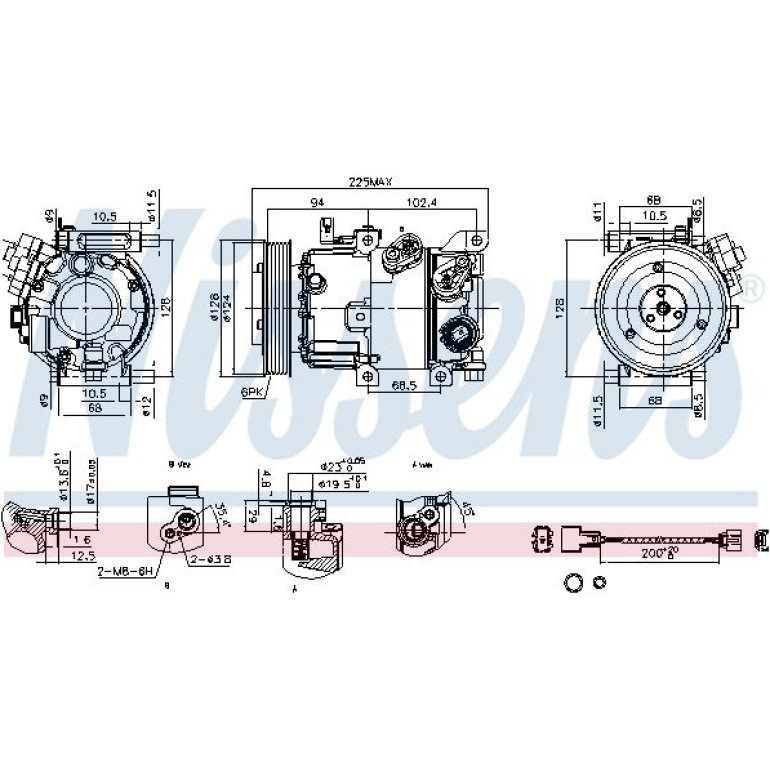 Kompressor, Klimaanlage 890235 Kompressor, Klimaanlage 890235