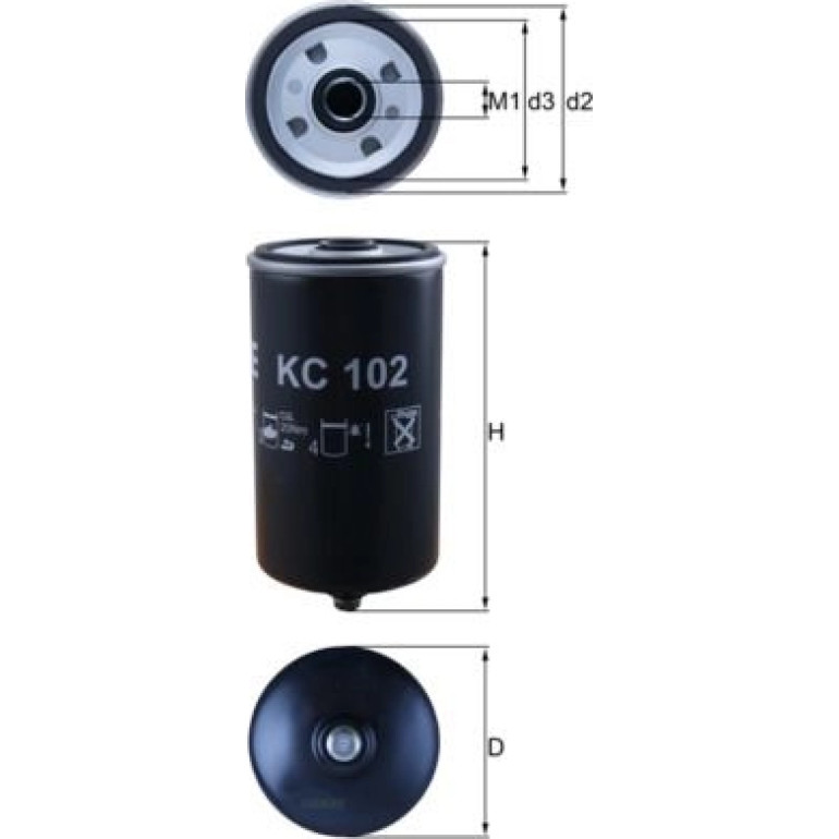 Kraftstofffilter KC 102 Kraftstofffilter KC 102