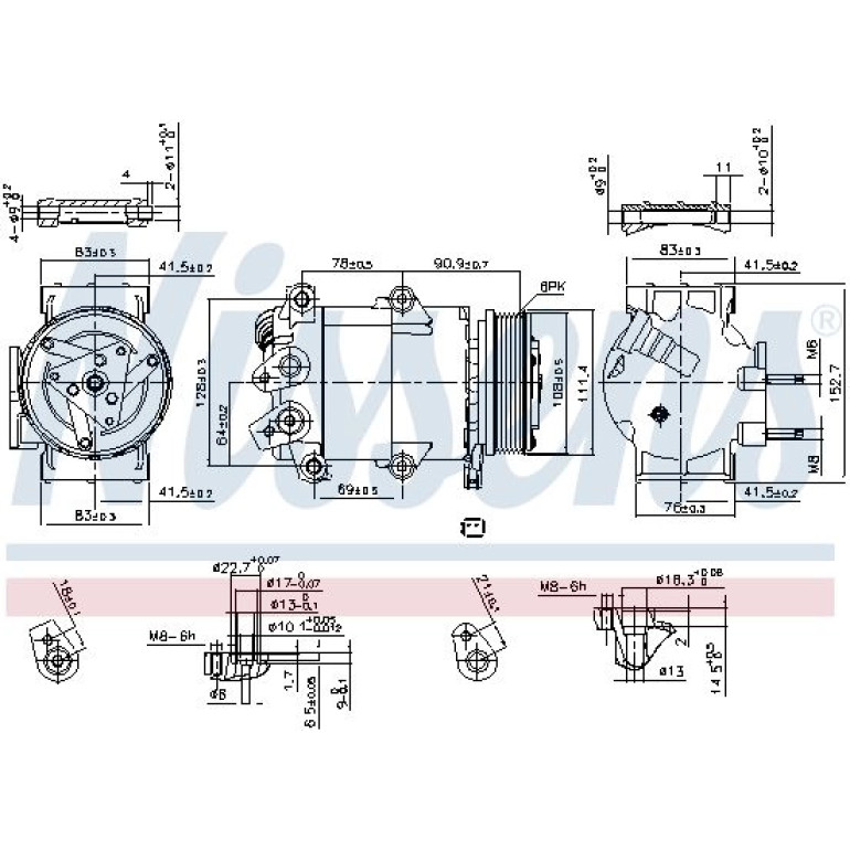 Kompressor, Klimaanlage 890321 Kompressor, Klimaanlage 890321