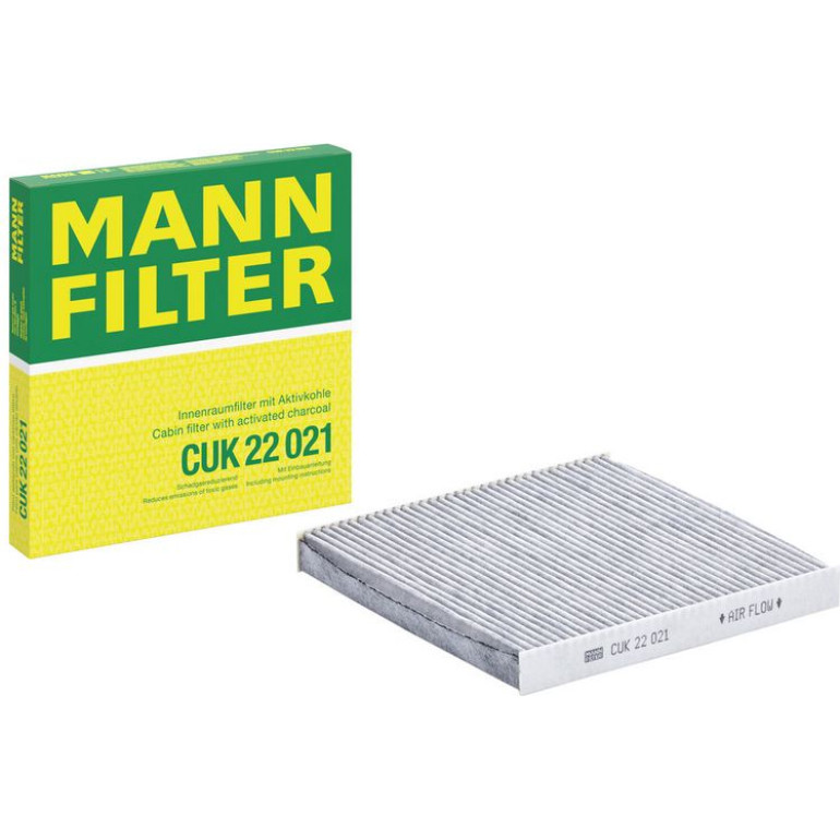 MANN-FILTER CUK 22 021 Innenraumfilter, Aktivkohlefilter MANN-FILTER CUK 22 021 Innenraumfilter, Aktivkohlefilter