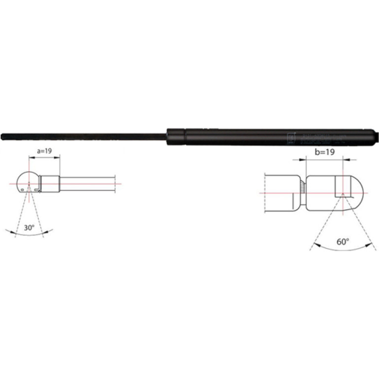 Gasfeder, Koffer-/Laderaum 2110485