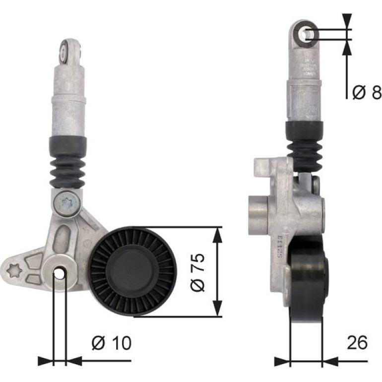 Spannrolle, Keilrippenriemen T39099 Spannrolle, Keilrippenriemen T39099