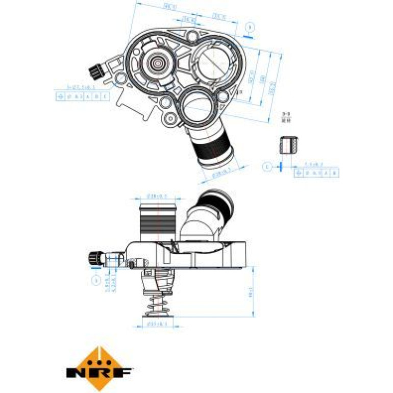 Thermostat, Kühlmittel 725224 Thermostat, Kühlmittel 725224