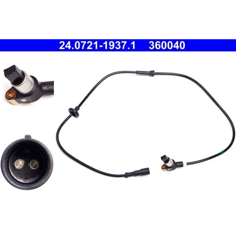 Sensor, Raddrehzahl 24.0721-1937.1 Sensor, Raddrehzahl 24.0721-1937.1