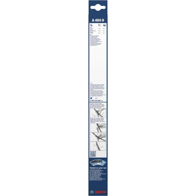 BOSCH A 404 H Scheibenwischer Rear Aerotwin 3 397 016 086 BOSCH A 404 H Scheibenwischer Rear Aerotwin 3 397 016 086