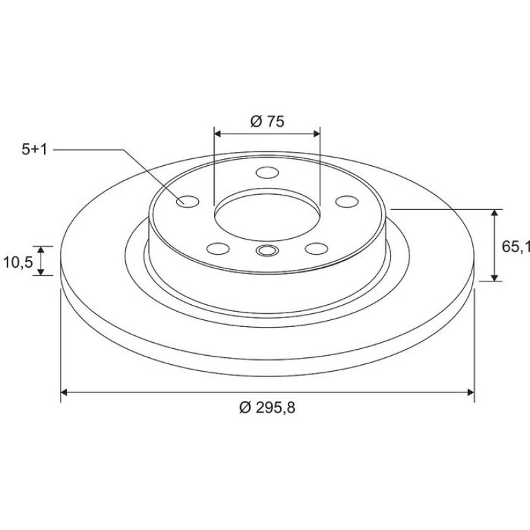 Bremsscheibe 672569