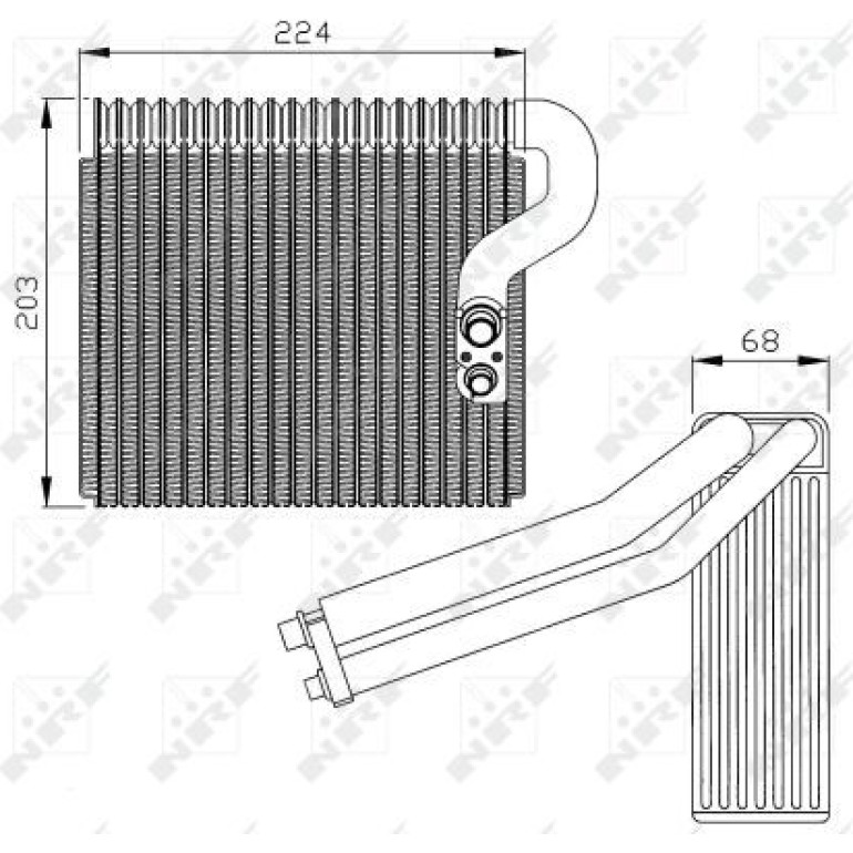 Verdampfer, Klimaanlage 36063