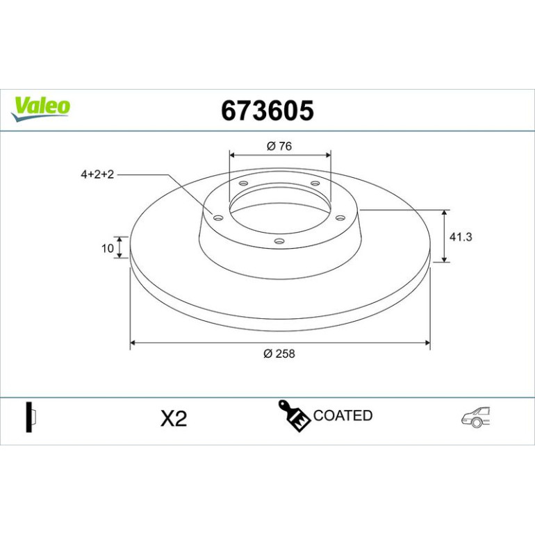 Bremsscheibe 673605
