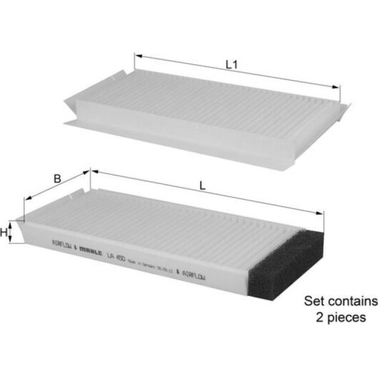 Filter, Innenraumluft LA 450/S Filter, Innenraumluft LA 450/S