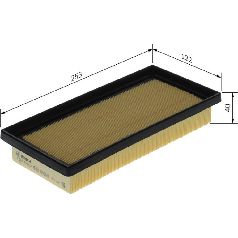 BOSCH F 026 400 507 Luftfilter