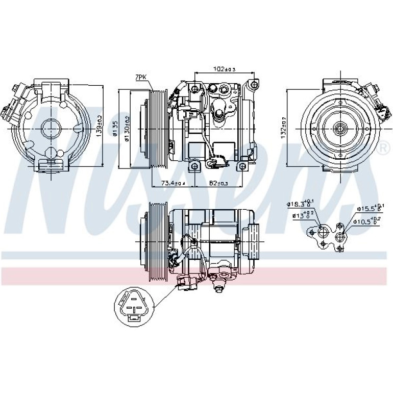 Kompressor, Klimaanlage 89250 Kompressor, Klimaanlage 89250