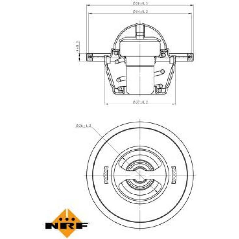 Thermostat, Kühlmittel 725104 Thermostat, Kühlmittel 725104