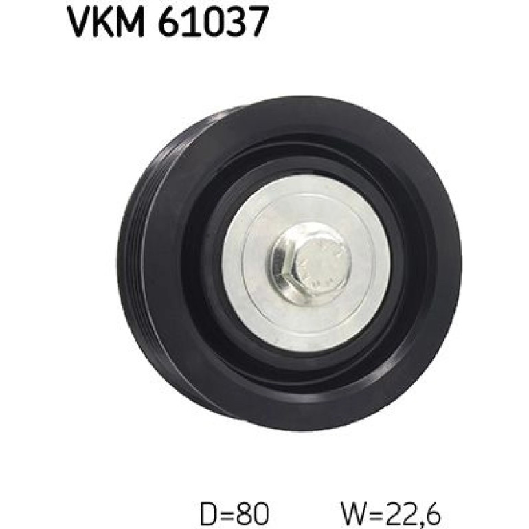 Umlenk-/Führungsrolle, Keilrippenriemen VKM 61037 Umlenk-/Führungsrolle, Keilrippenriemen VKM 61037