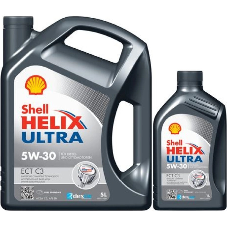 SHELL Helix Ultra ECT C3 5W-30 5+1 Liter Motoröl Aktion MB 229.31 229.51 BMW Longlife-04 SHELL Helix Ultra ECT C3 5W-30 5+1 Liter Motoröl Aktion MB 229.31 229.51 BMW Longlife-04