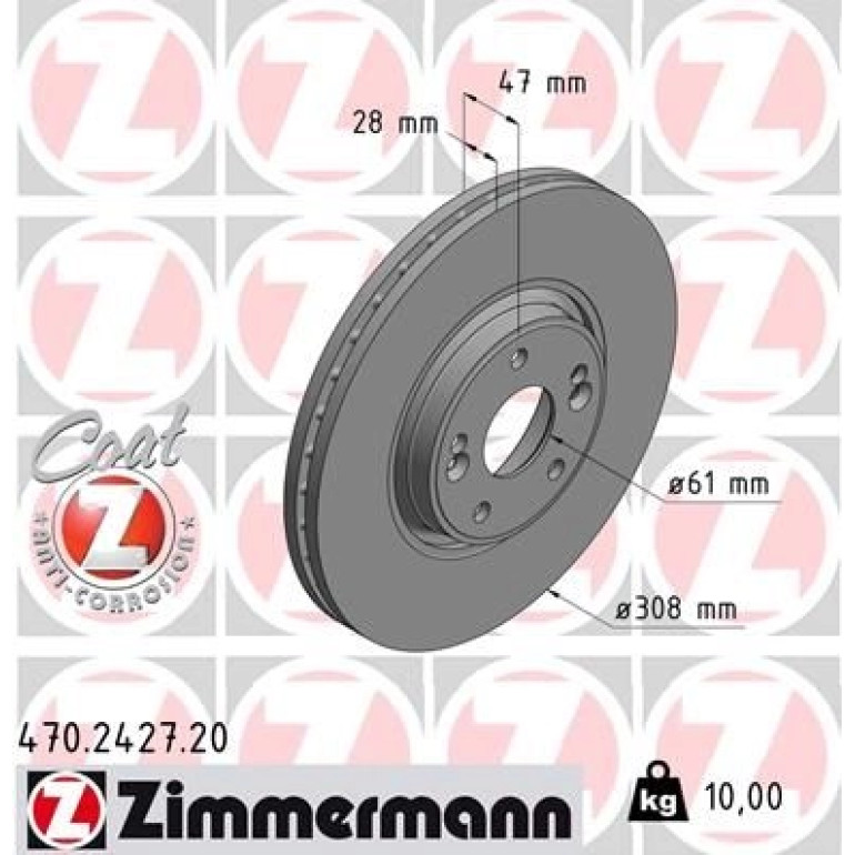 Bremsscheibe 470.2427.20 Bremsscheibe 470.2427.20