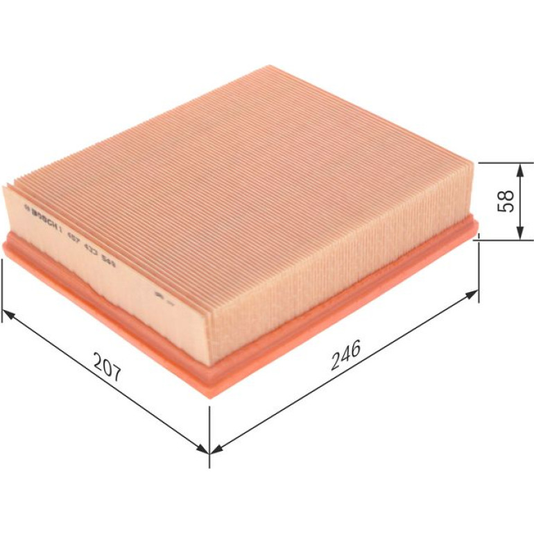 BOSCH 1 457 433 549 Luftfilter BOSCH 1 457 433 549 Luftfilter