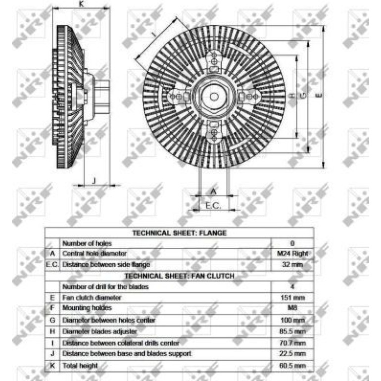Kupplung, Kühlerlüfter 49517 Kupplung, Kühlerlüfter 49517