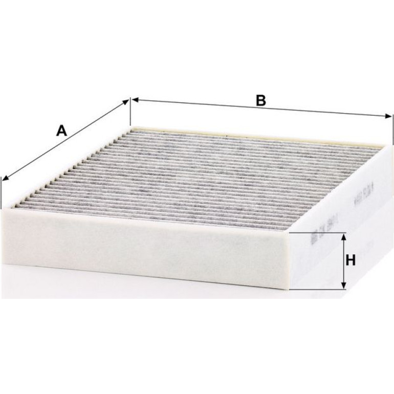 MANN-FILTER CUK 2847/1 Innenraumfilter, Aktivkohlefilter MANN-FILTER CUK 2847/1 Innenraumfilter, Aktivkohlefilter