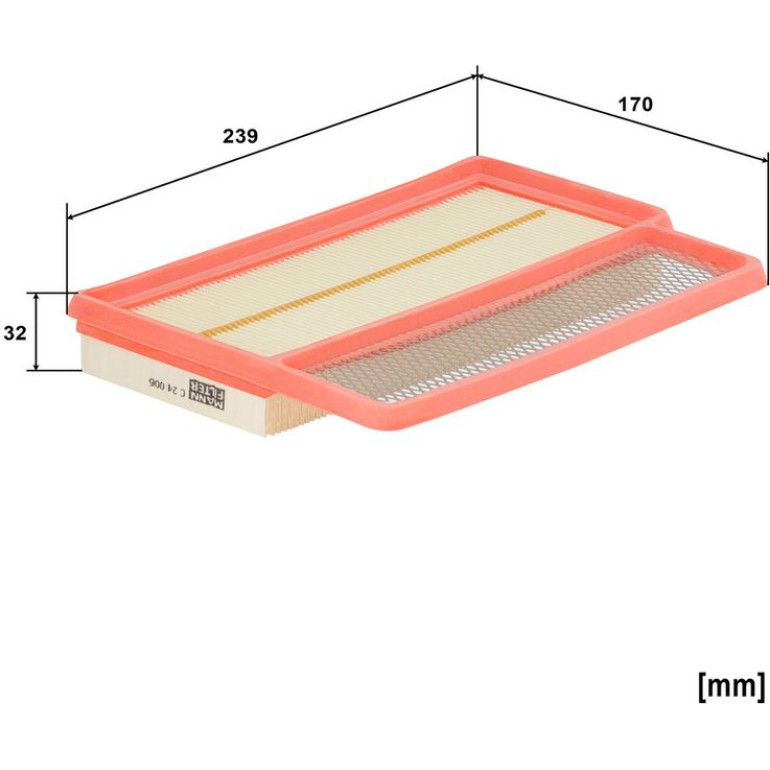 MANN-FILTER C 24 006 Luftfilter