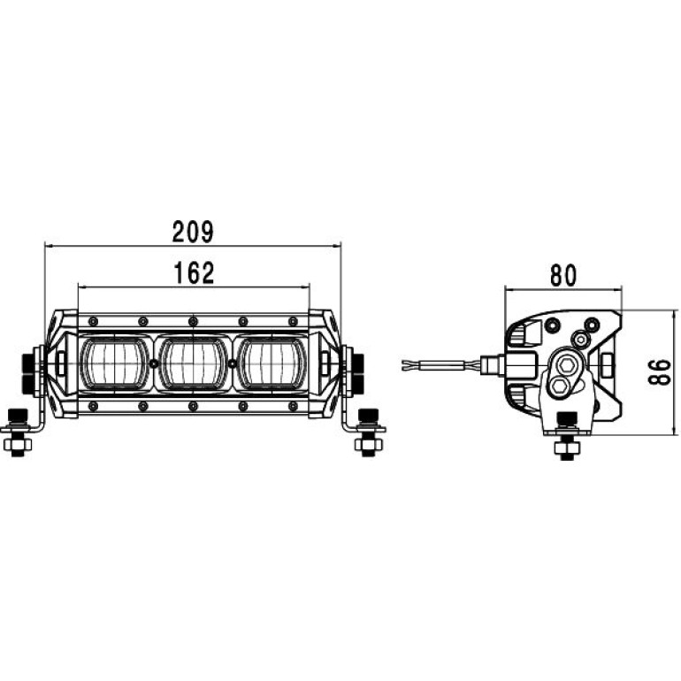Arbeitsscheinwerfer 1GE 360 000-002
