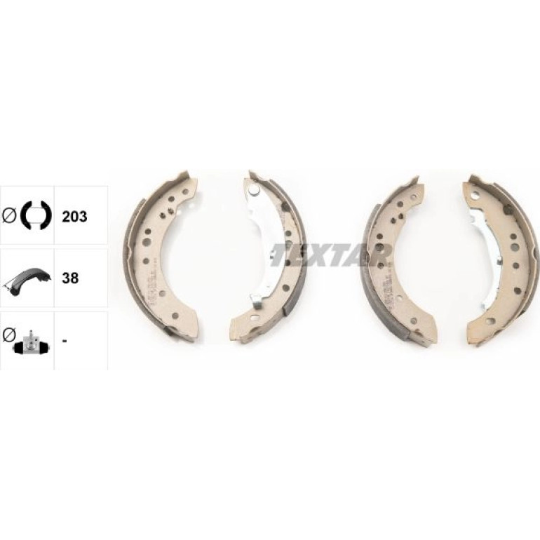Bremsbackensatz 91071400 Bremsbackensatz 91071400