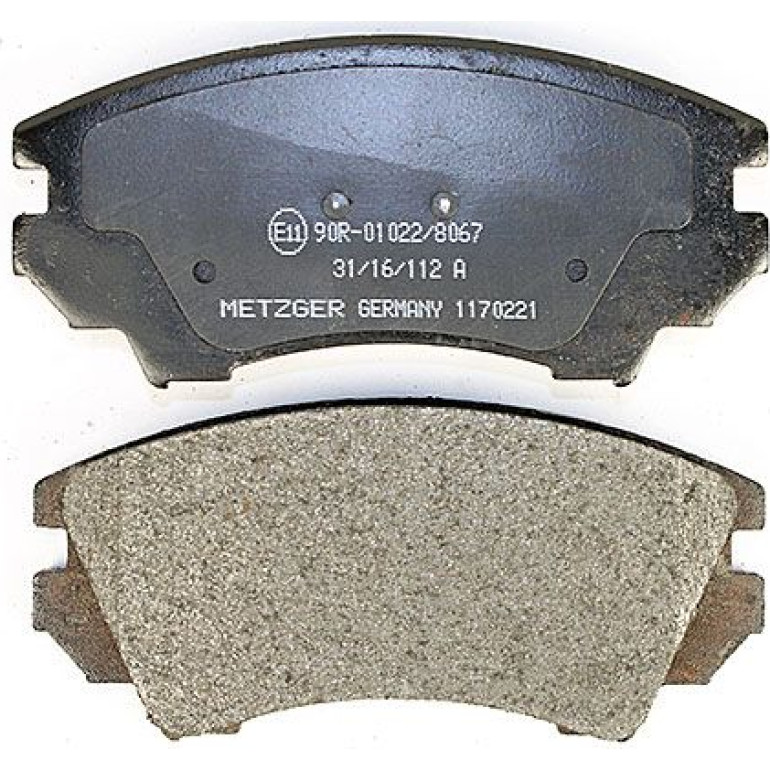 Bremsbelagsatz, Scheibenbremse 1170221 Bremsbelagsatz, Scheibenbremse 1170221
