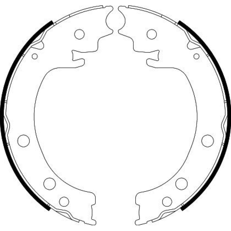 Bremsbackensatz, Feststellbremse 8DA 355 050-971