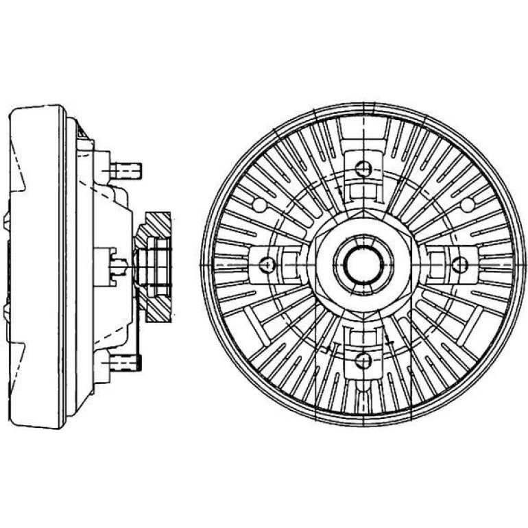 Kupplung, Kühlerlüfter CFC 208 000P Kupplung, Kühlerlüfter CFC 208 000P