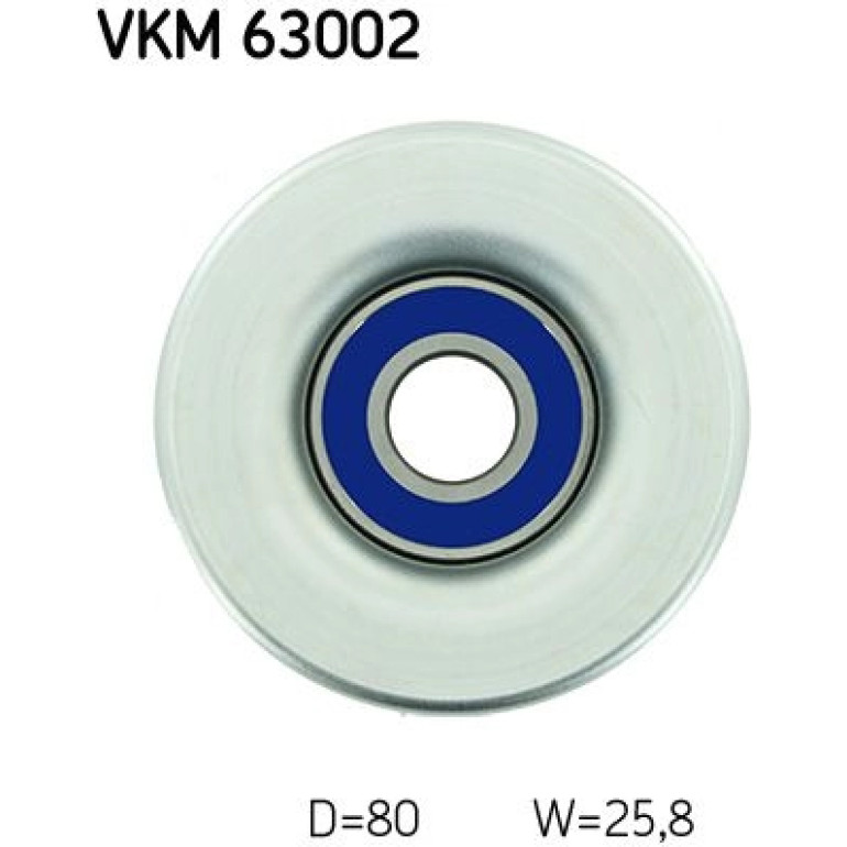 Umlenk-/Führungsrolle, Keilrippenriemen VKM 63002 Umlenk-/Führungsrolle, Keilrippenriemen VKM 63002