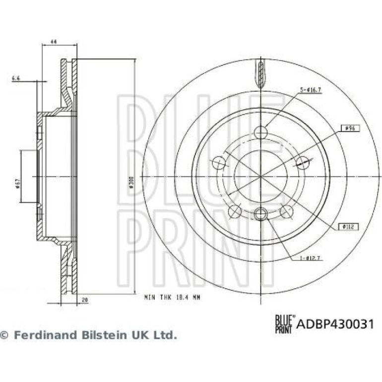 Bremsscheibe ADBP430031 Bremsscheibe ADBP430031