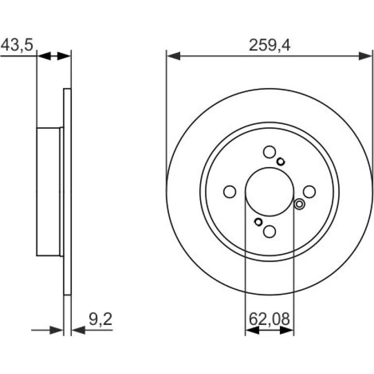Bremsscheibe 0 986 479 792 Bremsscheibe 0 986 479 792