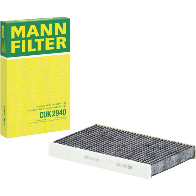 MANN-FILTER CUK 2940 Innenraumfilter, Aktivkohlefilter