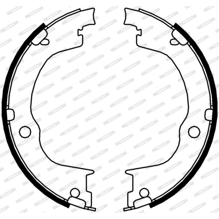 Bremsbackensatz, Feststellbremse FSB4006 Bremsbackensatz, Feststellbremse FSB4006
