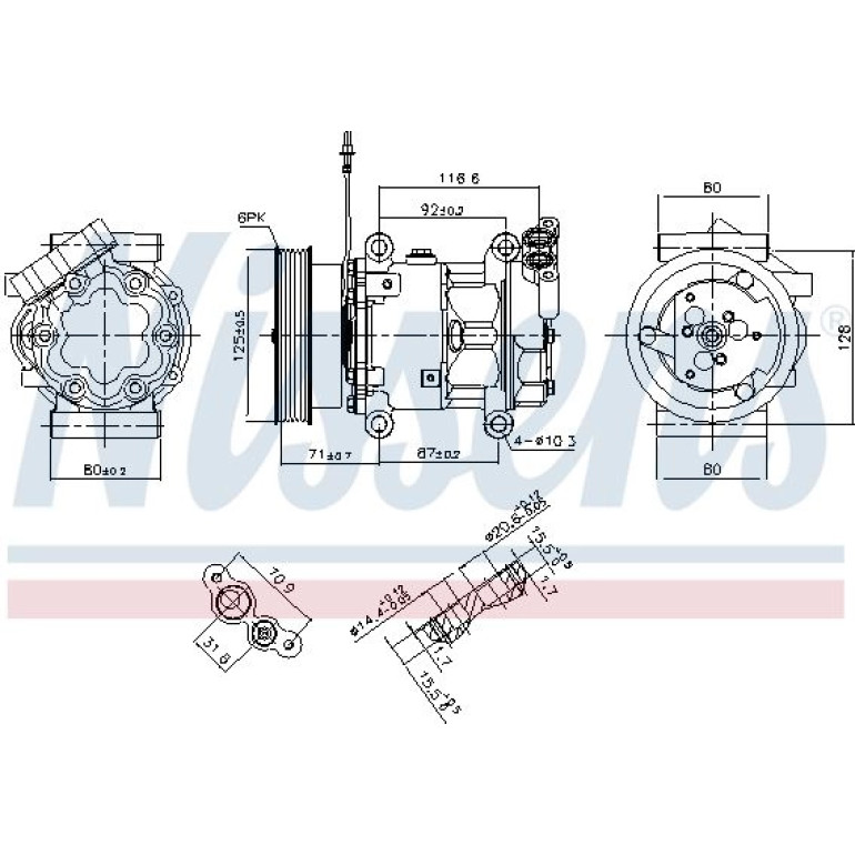 Kompressor, Klimaanlage 89064 Kompressor, Klimaanlage 89064