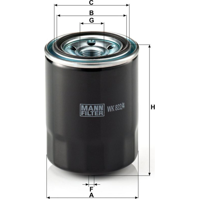 Kraftstofffilter WK 822/4 Kraftstofffilter WK 822/4