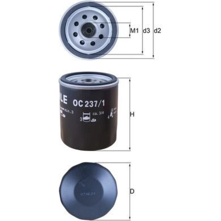 Ölfilter OC 237/1 Ölfilter OC 237/1