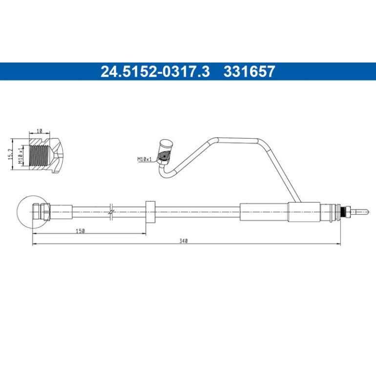 Bremsschlauch 24.5152-0317.3