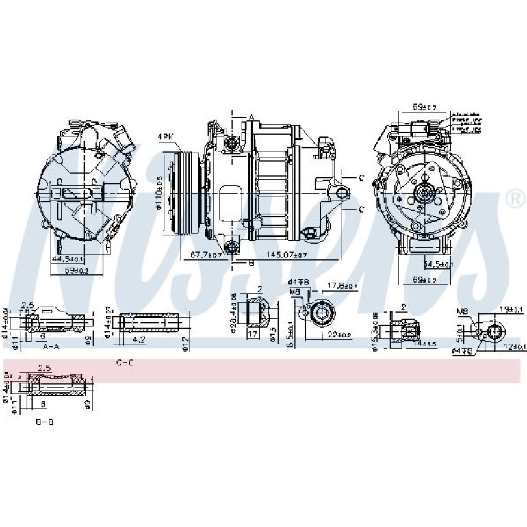 Kompressor, Klimaanlage 890759 Kompressor, Klimaanlage 890759