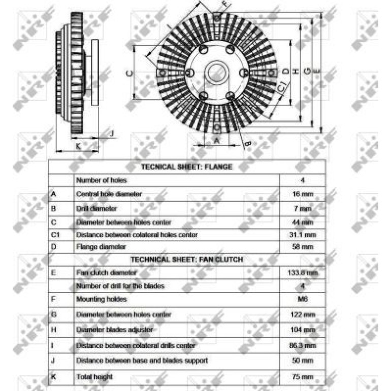 Kupplung, Kühlerlüfter 49524 Kupplung, Kühlerlüfter 49524