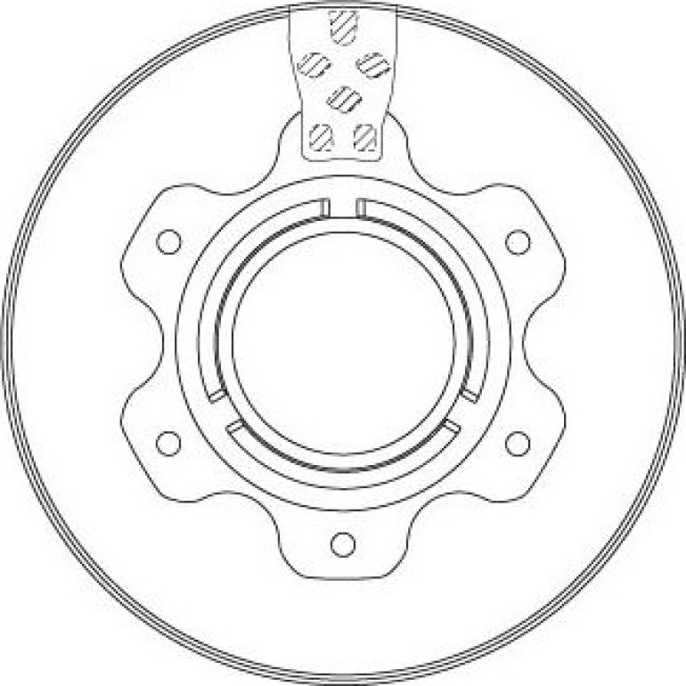 Bremsscheibe DF6743S Bremsscheibe DF6743S