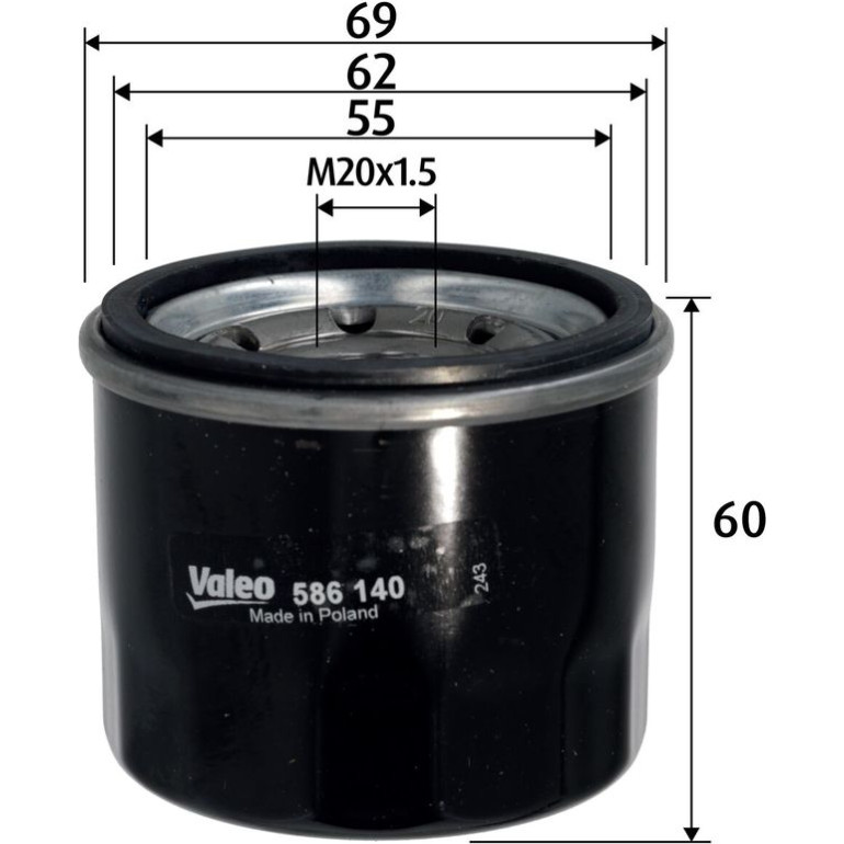 Ölfilter 586140 Ölfilter 586140
