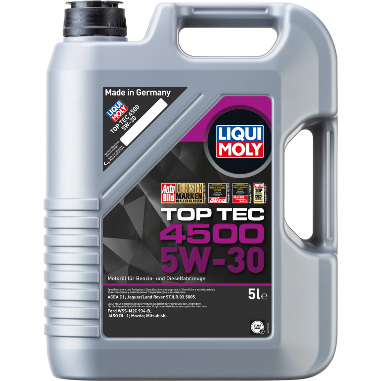 Liqui Moly 3729 Top Tec 4500 5W-30 Motoröl 5l