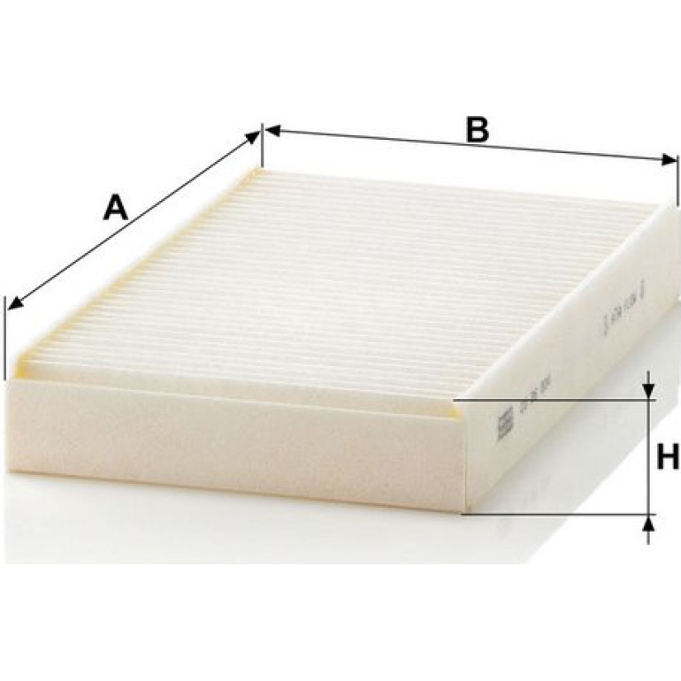 MANN-FILTER CU 26 004 Innenraumfilter, Partikelfilter MANN-FILTER CU 26 004 Innenraumfilter, Partikelfilter