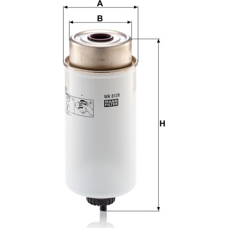 Kraftstofffilter WK 8120 Kraftstofffilter WK 8120