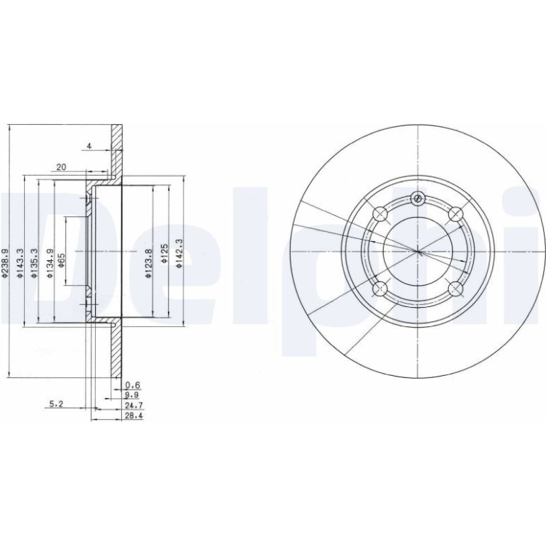 Bremsscheibe BG2911 Bremsscheibe BG2911