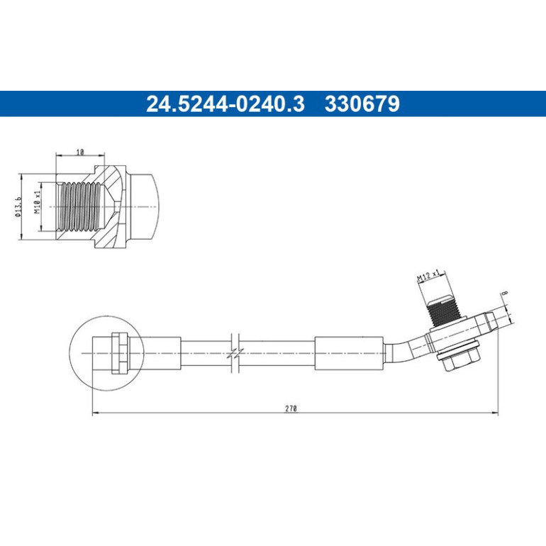 Bremsschlauch 24.5244-0240.3 Bremsschlauch 24.5244-0240.3