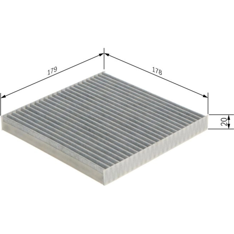 BOSCH 1 987 432 566 Innenraumfilter BOSCH 1 987 432 566 Innenraumfilter