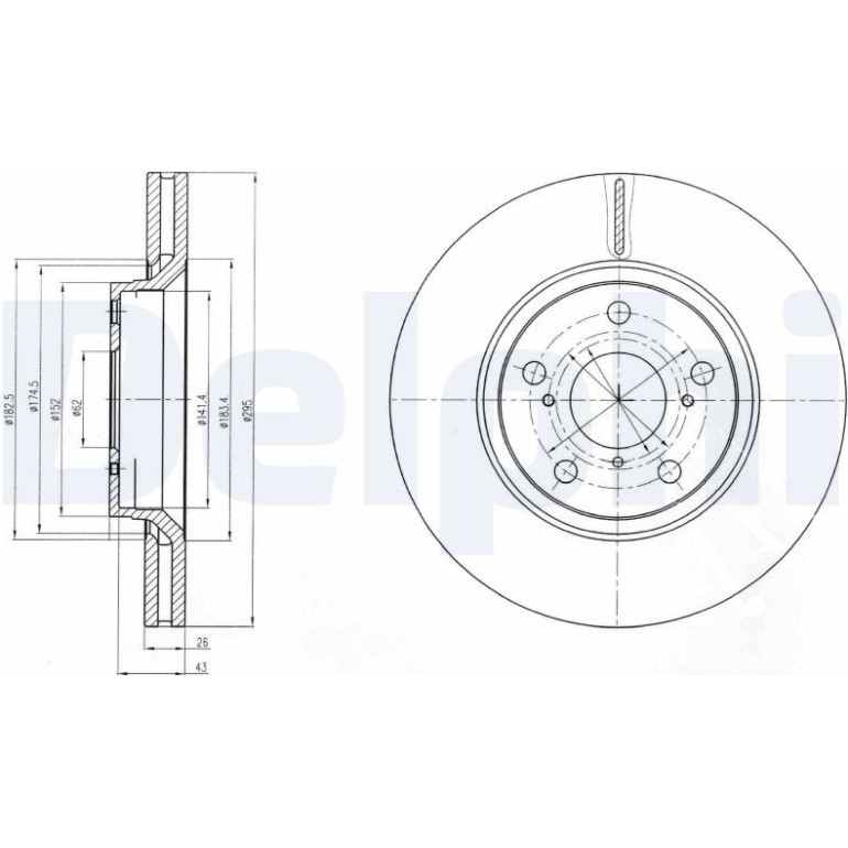 Bremsscheibe BG4236 Bremsscheibe BG4236