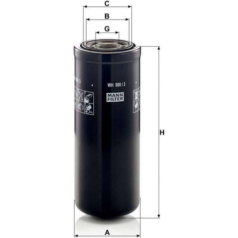 Ölfilter WH 980/3